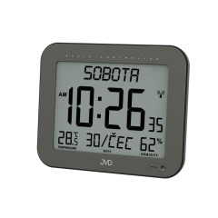 Digitálne hodiny rádiom riadené JVD DH9363.1, 22cm